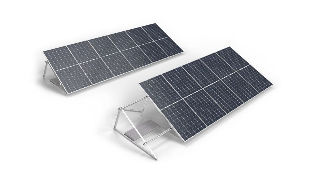 Баластна система кріплення сонячних панелей для скатного даху SRS-B від SolarSK