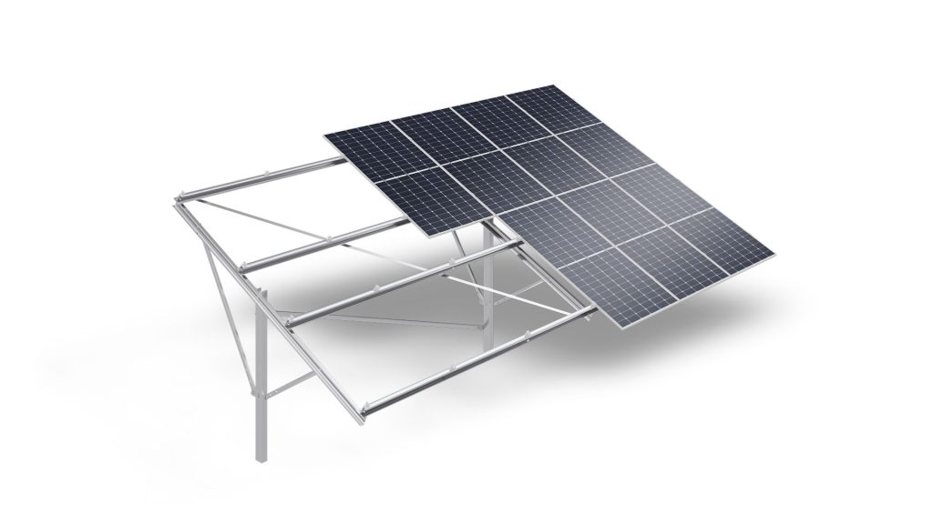 Наземна система кріплення сонячних панелей SMS-211 від SolarSK