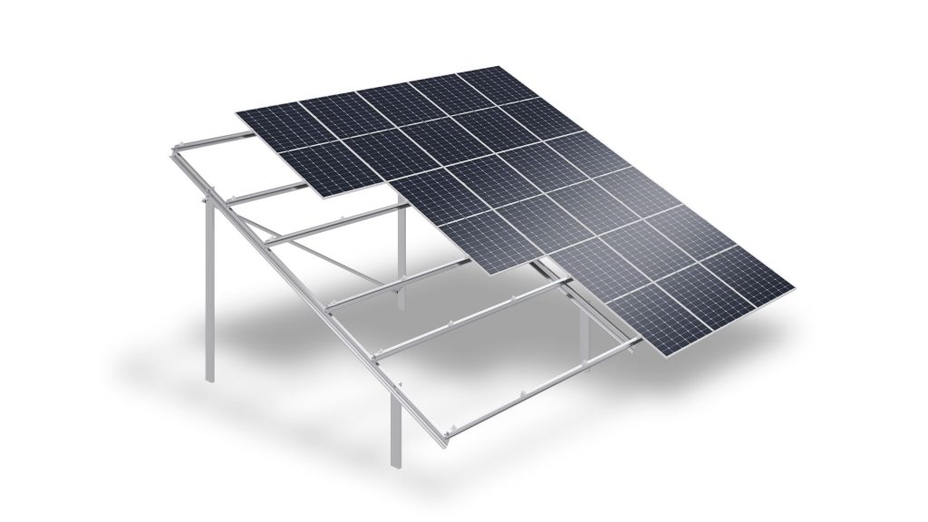 Наземна система кріплення сонячних панелей SMS-312 від SolarSK